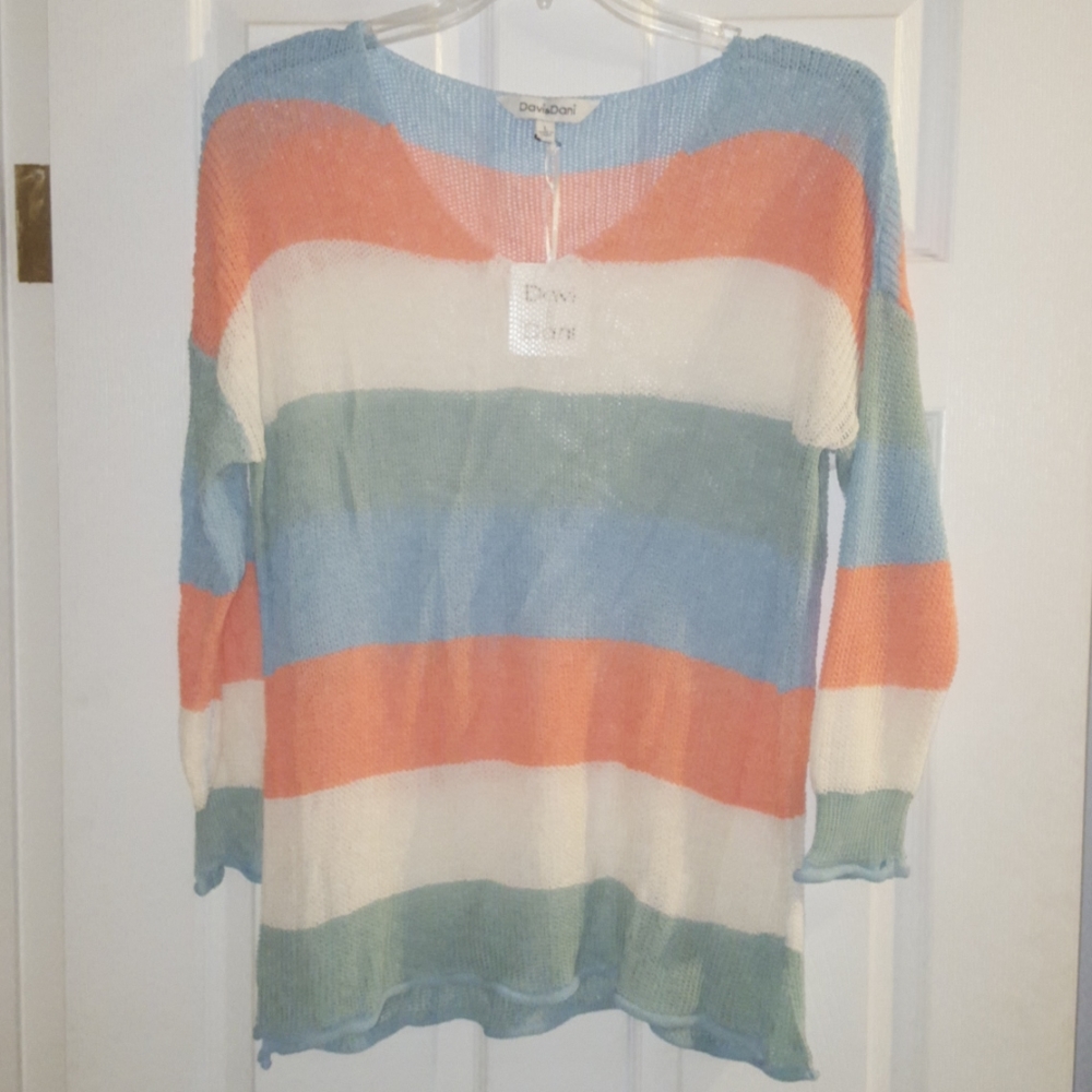 Davi&Dani Striped Sweater, L